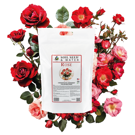 Fertilizante orgánico concentrado para mejorar el suelo Cultivator's Rose Blend